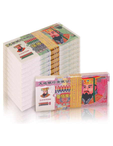 1000 Piezas de Papel Joss Chino Yanruyu para Ofrendas Ceremoniales