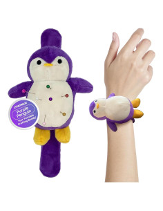Almohadilla de Muñeca Pingüino Countables - Costura Práctica Púrpura