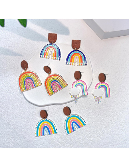 60 Studs de Pendientes de Madera Oubaka con 100 Respaldos DIY