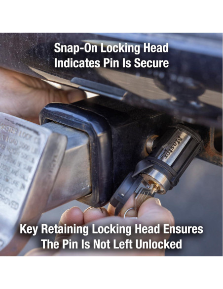 Cerradura de receptor Master Lock 1480DAT Acero Inoxidable 15.88mm