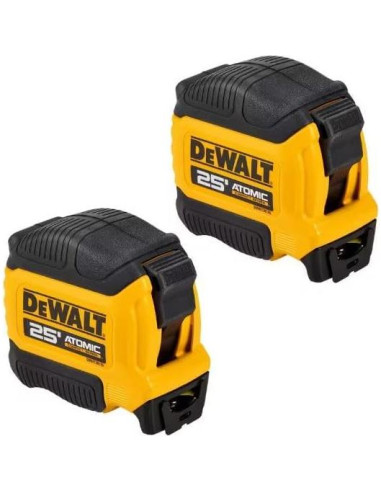 Cinta Métrica Atómica Dewalt 7.62 m con Freno de Dedo