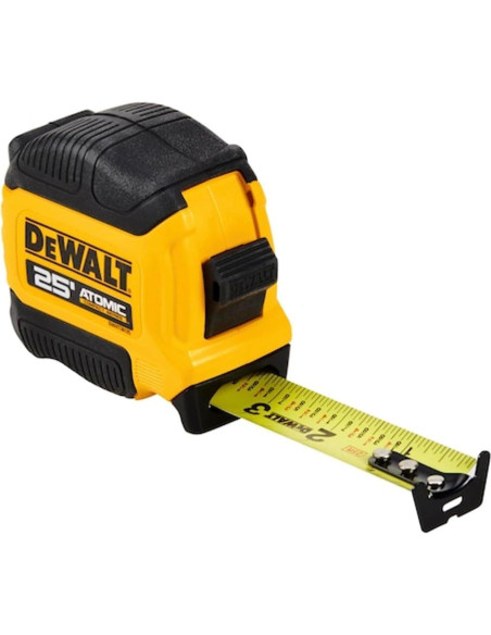 Cinta Métrica Atómica Dewalt 7.62 m con Freno de Dedo