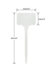 Etiquetas de Plástico Grandes KINGLAKE GARDEN 15 cm 50 Unidades 2