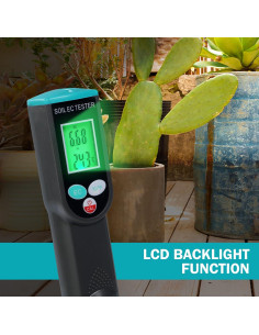 Medidor de Suelo Digital 2-en-1 Landtek EC y Temperatura 2