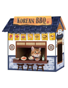 Casa Rascadora para Gatos SMILE PAWS 32x50x52cm Resistente