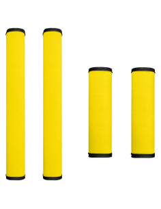 Cubiertas de Manijas de Puerta Amarillas Hinthetall 4PCS Antideslizante