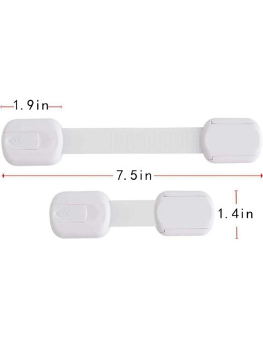 Bloqueos de Seguridad para Niños EYAKEG - Paquete de 4, Adhesivo