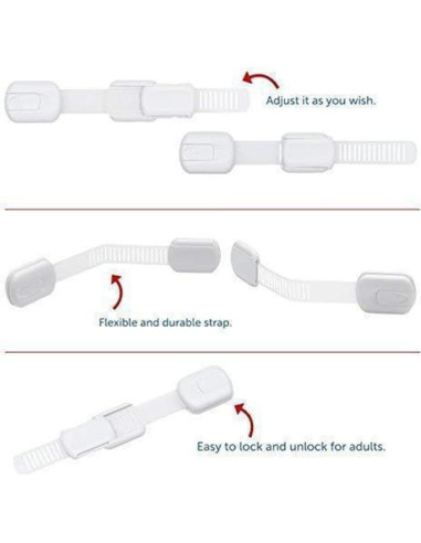 Bloqueos de Seguridad para Niños EYAKEG - Paquete de 4, Adhesivo