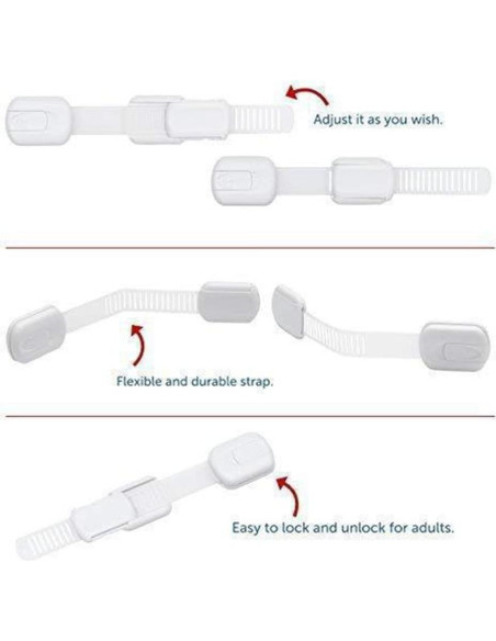 Bloqueos de Seguridad para Niños EYAKEG - Paquete de 4, Adhesivo