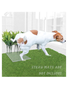 8 Piezas de Césped Falso para Entrenamiento de Perros Sysmashing