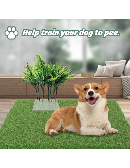 8 Piezas de Césped Falso para Entrenamiento de Perros Sysmashing