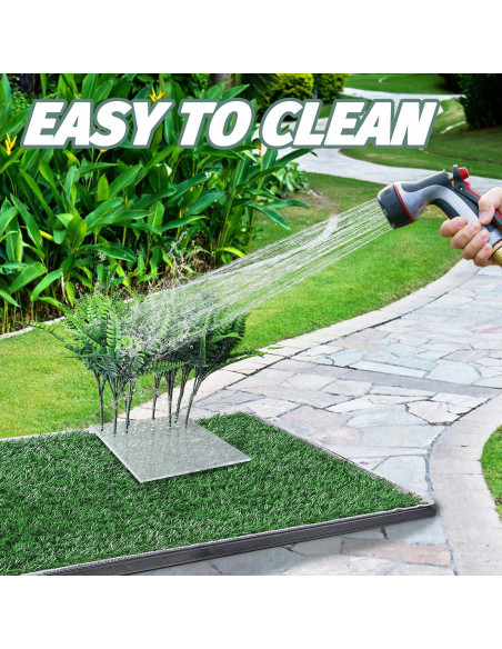 8 Piezas de Césped Falso para Entrenamiento de Perros Sysmashing