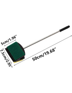 Raspador de Algas MiOYOOW 50cm con Mango Largo para Acuarios 2