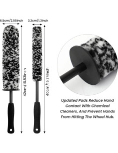 Kit de Cepillos para Limpiar Ruedas DEPOTA 5 Piezas 2