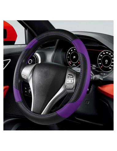 Funda de Volante BELOMI de Cuero 38 cm Antideslizante