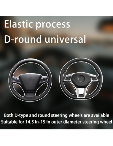 Funda de Volante BELOMI de Cuero 38 cm Antideslizante