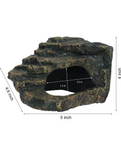 Escondite para Gecko Leopardo Mediano Aquazoo 12.7x11.7 cm 2