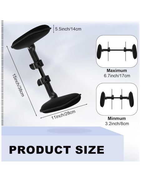 Almohada Reposacabezas Ajustable BBTO para Coche - Soporte 360