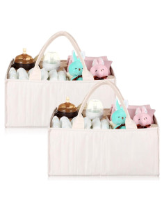 Organizador de Pañales Ripeng 2 Pcs con Asa - Almacenamiento para Bebés