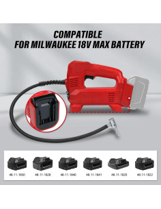 Compresor de Aire LouSdZoke Inflador Portátil 150PSI 2