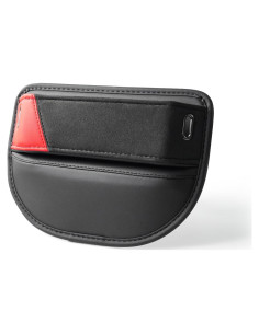 Caja de Almacenamiento Lateral para Asiento de Coche BETTERHUMZ Rojo Negro