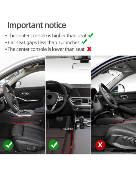 Caja de Almacenamiento Lateral para Asiento de Coche BETTERHUMZ Rojo Negro