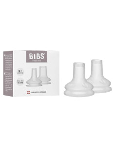 Tetina de Silicona BIBS para Biberón - 2 Unidades, Anti-Cólicos