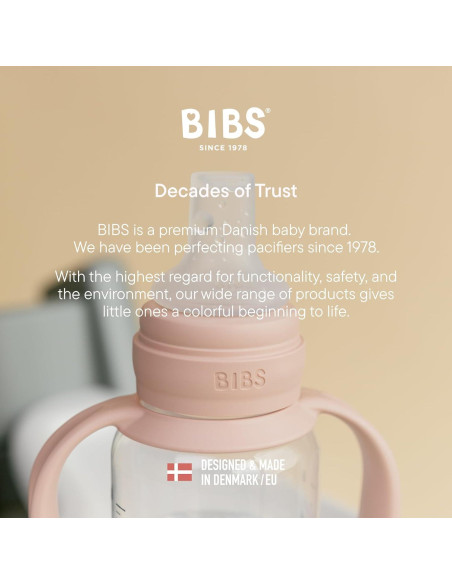 Tetina de Silicona BIBS para Biberón - 2 Unidades, Anti-Cólicos