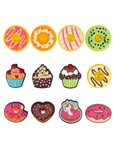 12 Perlas de Silicona para Manualidades Mortd - Postres