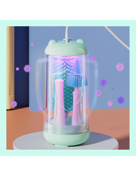 Kit de limpieza de biberones Koumolar 6 piezas verde