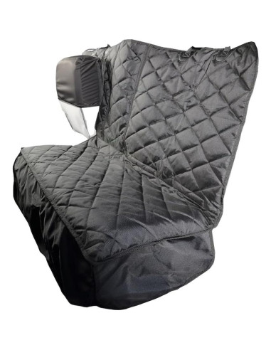 Cubierta de Asiento para Perros 4Knines - Lado Pasajero Negro