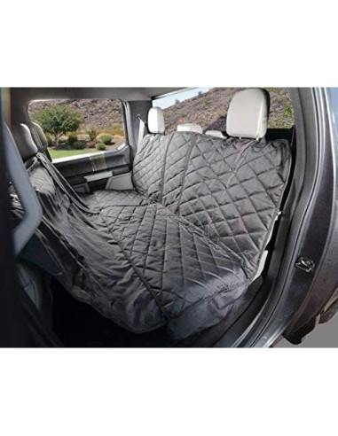 Cubierta de Asiento para Perros 4Knines - Lado Pasajero Negro