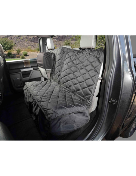 Cubierta de Asiento para Perros 4Knines - Lado Pasajero Negro