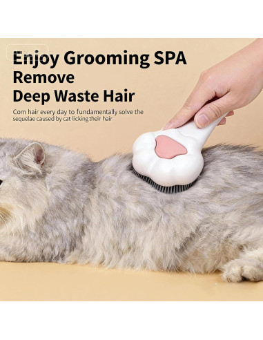 Cepillo Slicker Autolimpiante para Gatos y Perros - Genérico