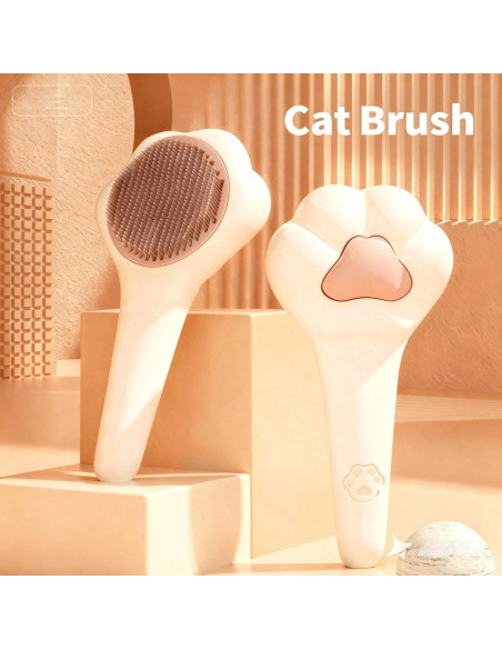 Cepillo Slicker Autolimpiante para Gatos y Perros - Genérico