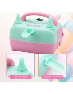 Bomba de Globo Eléctrica QIPUMP Q523 110V 500W Doble Boquilla 2