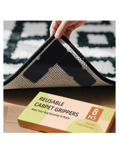 Alfombra Antideslizante Grippers 8PCS - Almohadillas Reutilizables