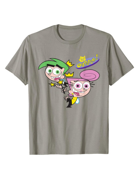 Camiseta Los Padrinos Mágicos Cosmo y Wanda 100% Algodón