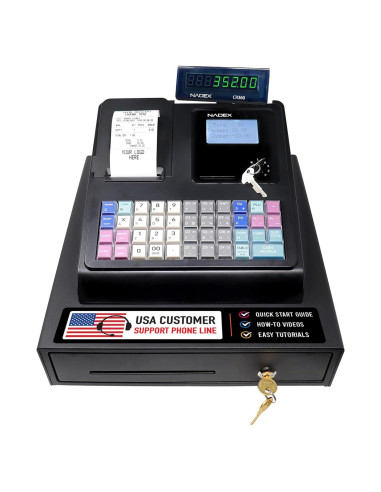 Caja Registradora Nadex CR360 Compacta 50 Departamentos