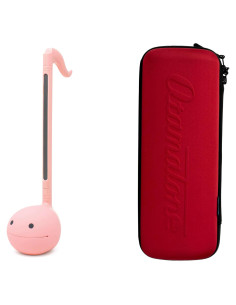 Otamatone Regular Fresa + Estuche Protector Rojo - Instrumento Musical