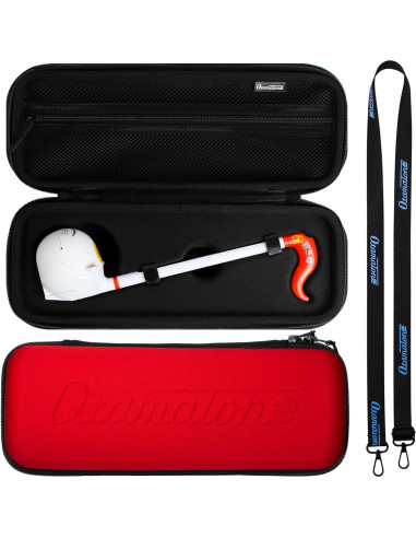 Otamatone Regular Fresa + Estuche Protector Rojo - Instrumento Musical