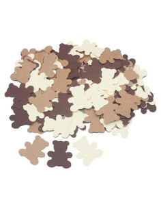 300PCS Confeti de Mesa Osito de Peluche ALLHEARTDESIRES