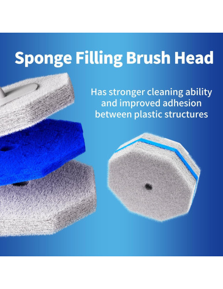 60 Recargas Desechables para Cepillo de Inodoro Hohoky