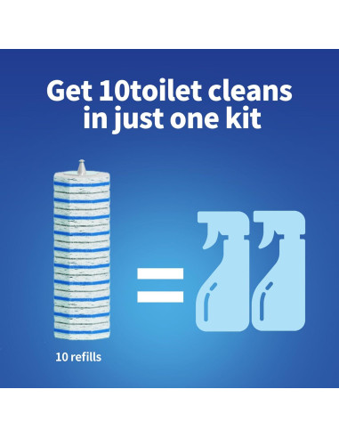 60 Recargas Desechables para Cepillo de Inodoro Hohoky