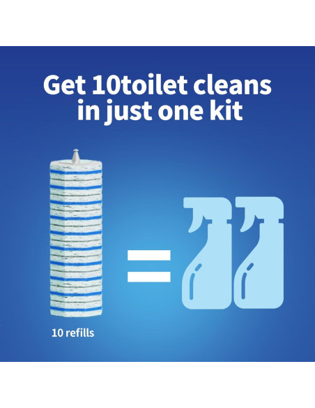 60 Recargas Desechables para Cepillo de Inodoro Hohoky
