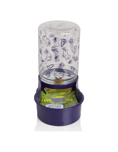 Bebedero y Comedero Reversible Lixit para Conejos 1.42L