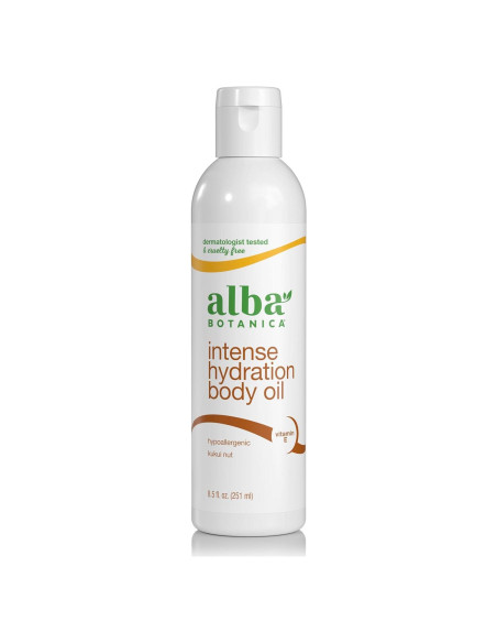 Aceite Corporal Hidratante Alba Botanica 240 ml Nuez Kukui