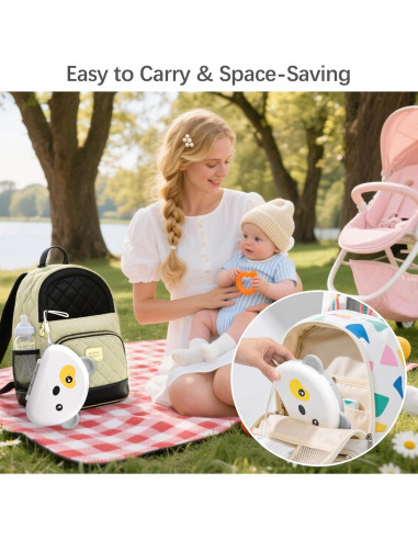 Kit de Limpiador de Biberones CandyHome 7 en 1 Gris