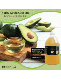 Aceite de Aguacate GreenIVe 100% Puro 473ml Prensado en Frío 2