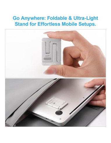 Soporte Portátil para Laptop Mosiso Ajustable Ergonómico Plata